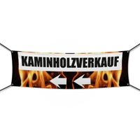 Kaminholz Verkauf Werbebanner, Wunschformat (2330)