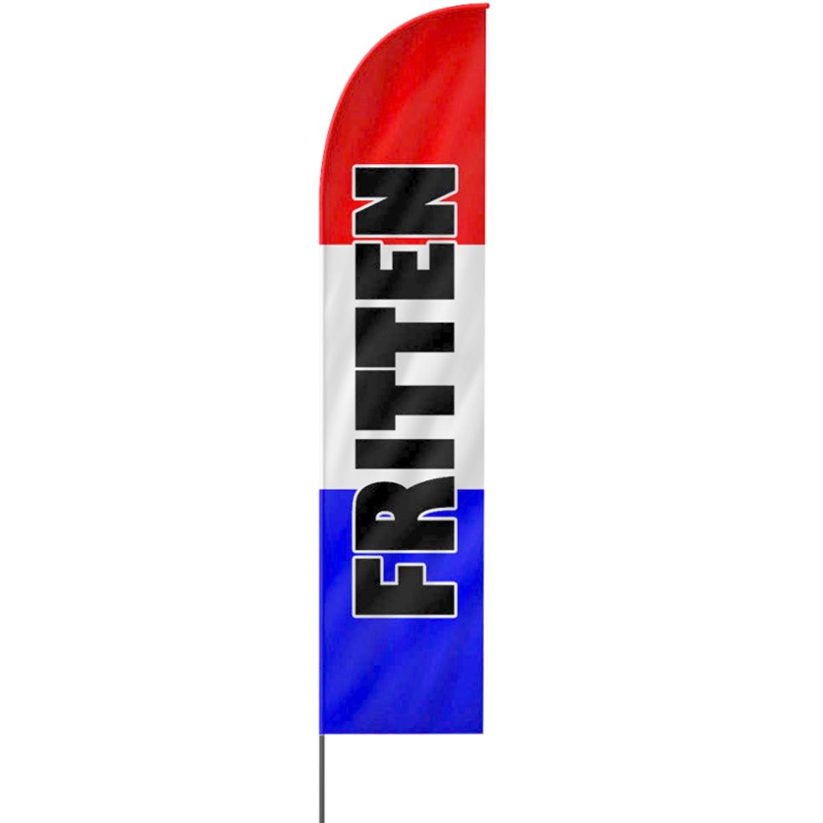 Fritten Beachflag, 3 Modelle, 4 Größen (2346)