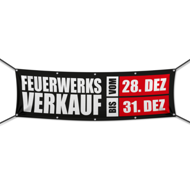 Feuerwerksverkauf Werbebanner, Banner in 6 Größen (2170)