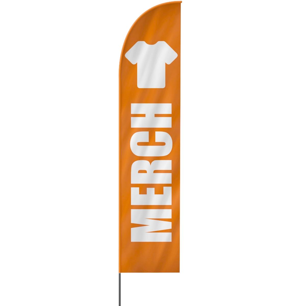 Merchandise Beachflag, 3 Modelle, 4 Größen (1643)