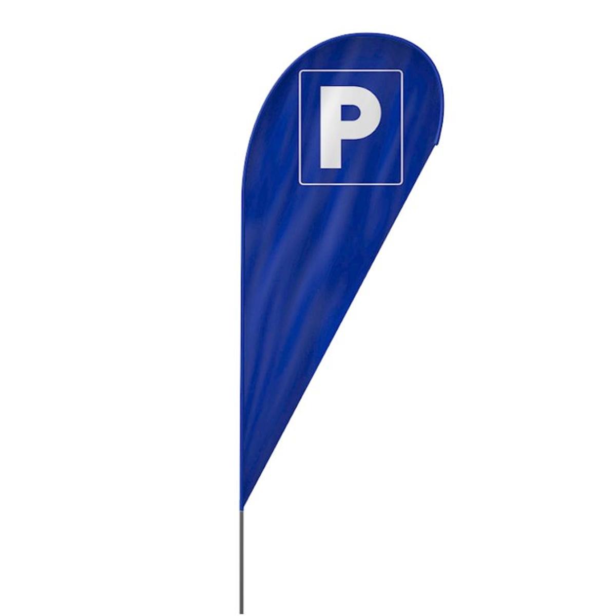 Parkplatz Beachflag, 3 Modelle, 4 Größen (1499)