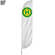 Haltestelle Beachflag, 3 Modelle, 4 Größen (2691)