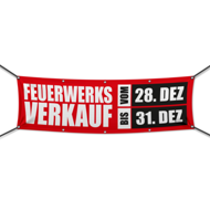 Feuerwerksverkauf Werbebanner, Banner in 6 Größen (2171)