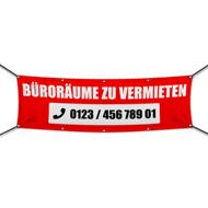 Büroräume zu vermieten Werbebanner, Banner in 6 Größen (4012)