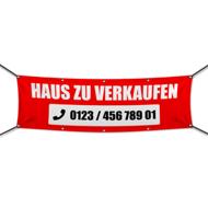 Haus zu verkaufen Werbebanner, Banner in 6 Größen (1718)