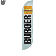 Burger Beachflag, 3 Modelle, 4 Größen (2647)