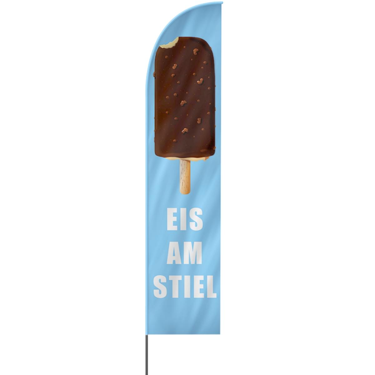 Eis am Stiel Beachflag, 3 Modelle, 4 Größen (3176)