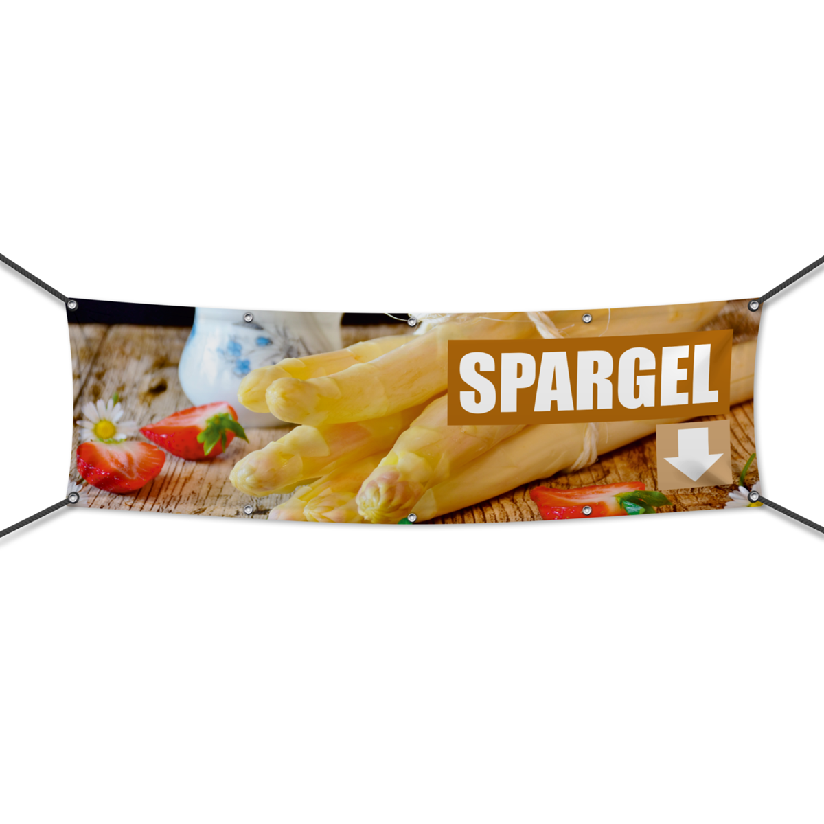 Spargel Werbebanner, Banner in 6 Größen (1935)