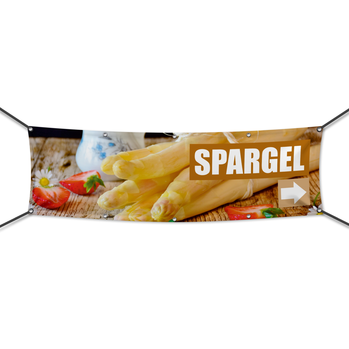 Spargel Werbebanner, Banner in 6 Größen (1935)